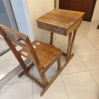 میز و صندلی تحریر، کلاسیک و نوستالژی، تمام چوب