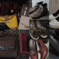 کیف لپتاب ساک کفش پوتین بوت زنانه چرم طبیعی مجلسی