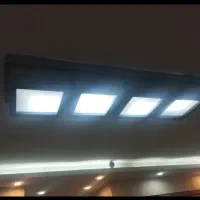 لوستر سقفی چوبی