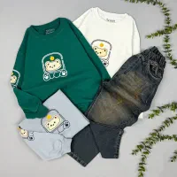 ست بلوز و شلوار جین خواهر برادری