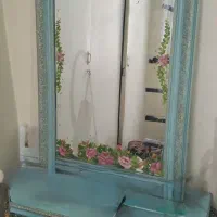 میز آینه نقاشی شده کار دست