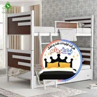 تخت خواب ۲ دو طبقه سه خط آترینا/تختخواب ۲دوطبقه