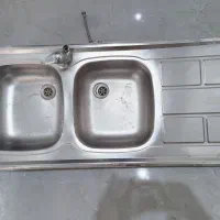 سینک ظرفشویی استیل دوقلو، سنگ توالت ، روشویی