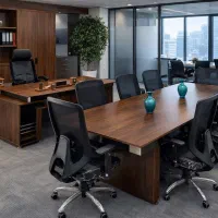 میز کنفرانس شش نفره BOX برند امگا بدون صندلی