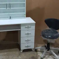 فروش میز تماماقفل،همراه صندلی چرخدار وتنظیم ارتفاع|دفتر کار|فسا, |دیوار