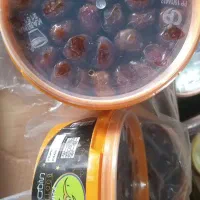 خرمای کبکاب وخاسویی و انواع حلوای شکری و ارده