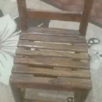 تک صندلی چوبی کوچولو|صندلی و نیمکت|محمدیه-قزوین, |دیوار