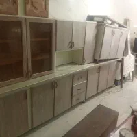 کابینت تمام فلزی با سینک دوقلو