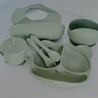 ست غذاخوری ۷تکه سیلیکونی کودک
