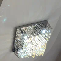 ۲ عدد لوستر سقفی کریستالی|لوستر و چراغ آویز|رشت, بلوار گیلان|دیوار