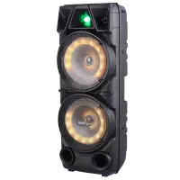 اسپیکر چمدان بلوتوثی رم و فلش خور+میکروفون و کنترل