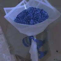 گل رز آبی|گل مصنوعی|ساوه, |دیوار