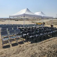 اجاره صندلی تاشو ، ثابت و VIP به همراه سایبان