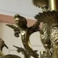 یک جفت لوستربرنز  شیک|لوستر و چراغ آویز|خرمدره, |دیوار