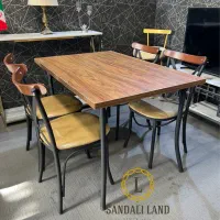 میزوصندلی فلزی کافه رستورانی