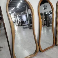 آینه چوبی مدرن پارتینا ضخیم و نازک