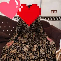 لباس محلی با روسری  و کلاه