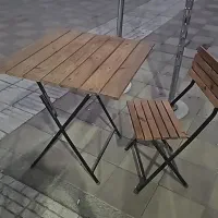 میز صندلی چوبی