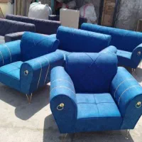 مبل اسکارلت پایه فلزی بدون میز