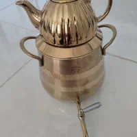 کتری قوری شیردار رو گازی