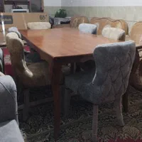 میز غذاخوری چوبی