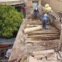 تخریب ساختمان کندکو  شیب بندی کاشی کاری .چاه مغنی|خدمات پیشه و مهارت|شیراز, زرهی|دیوار