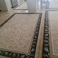 دوعدد فرش کرم طوسی بسیارزیبا ۹و، ۶متری|فرش|تهران, حکیمیه|دیوار
