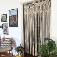 پرده مکرومه|پرده، رانر، رومیزی|تهران, صد دستگاه|دیوار