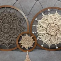 دیوارکوب های بافتنی