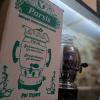 سماور گازی مخزنی نو با کارتن و قوری