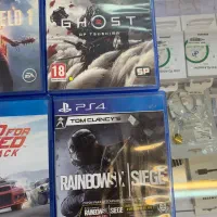 ۶ عدد بازی پی اس فور به همراه پایه و شارژر کنسول