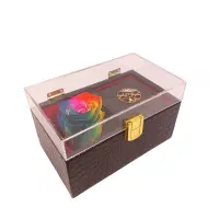 باکس گل جاودان مدل ترانه درب شیشه|گل و گیاه طبیعی|تهران, دولاب|دیوار