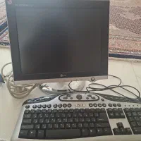 فروش مانیتور و کیبورد کاملا سالم و بلند گو