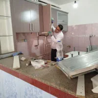 نصب کابینت جا به جای تمعیر  دسته دوم و تازه