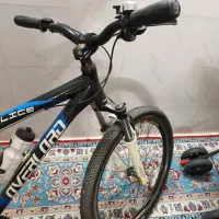 دوچرخه و ۳ عدد کلاه ایمنی