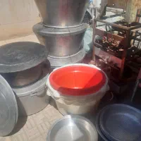 دیگ و اجاق و لگن مس