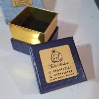 جعبه انگشتر لوزی برجسته