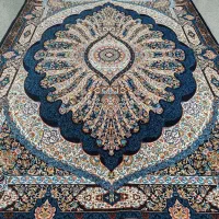 2تخته فرش 9متری ماهان سورمه ای  700شانه|فرش|قم, نیروگاه|دیوار