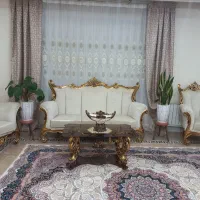 مبل استیل ۷نفره و غذاخوری ۴نفره|مبلمان خانگی و میز عسلی|بروجرد, |دیوار