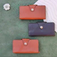 کیف پول کتی چرم و جای موبایل