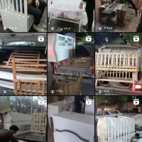 گهواره سنتی نوازدمدل زمرد تختکنارمادرمدل زمرد|تخت و صندلی بچه|تبریز, |دیوار