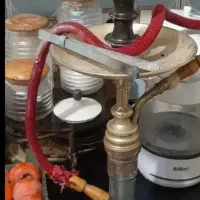 قلیان برنجی و تنگ