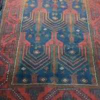 فرش دستباف قدیمی عتیقه پشمی دکور هتل رستوران|فرش|ارومیه, |دیوار