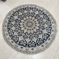 فرش دستباف دایره ۲×۲ گلابریشم نو|فرش|تهران, ونک|دیوار