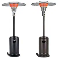 هیتر کافه کافی شاپ ایستاده چتری رفلکتور استیل اصل