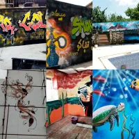 طراحی و نقاشی روی دیوار|خدمات پیشه و مهارت|بندر کنگان, |دیوار