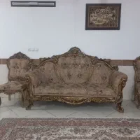 مبل سلطنتی در حد نو و سینما خانگی ال جی