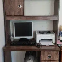 کتابخانه همراه میز تحریر و میز کتابخانه