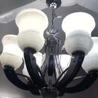 لوستر شش شاخه جفت داره|لوستر و چراغ آویز|ساری, |دیوار