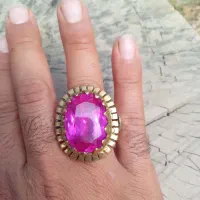 انگشتر یاقوت درشت جواهری